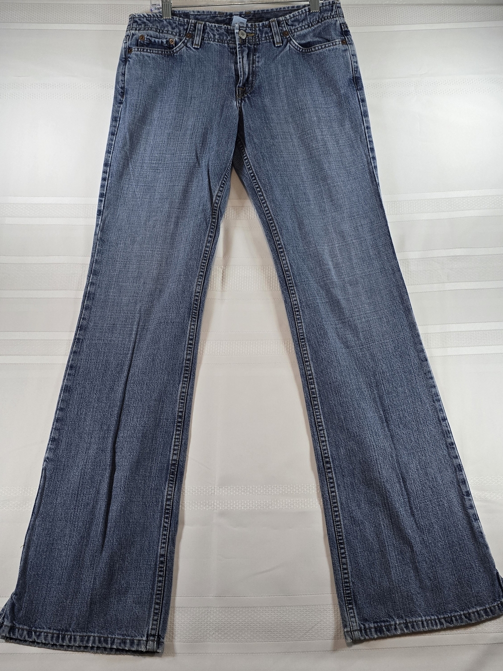 Y2K Lucky Brand Women's Medium Blue Wide Leg Jeans